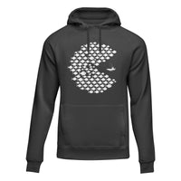 Thumbnail for Fishing Pacman Style Unisex Hoodie