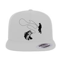 Thumbnail for Fishing Lines Embroidered Flat Bill Cap