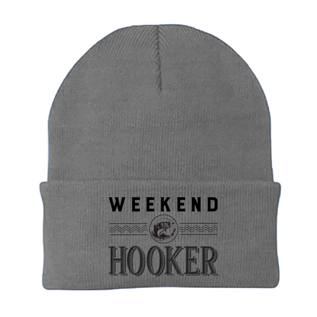 Weekend Hooker Embroidered Beanie