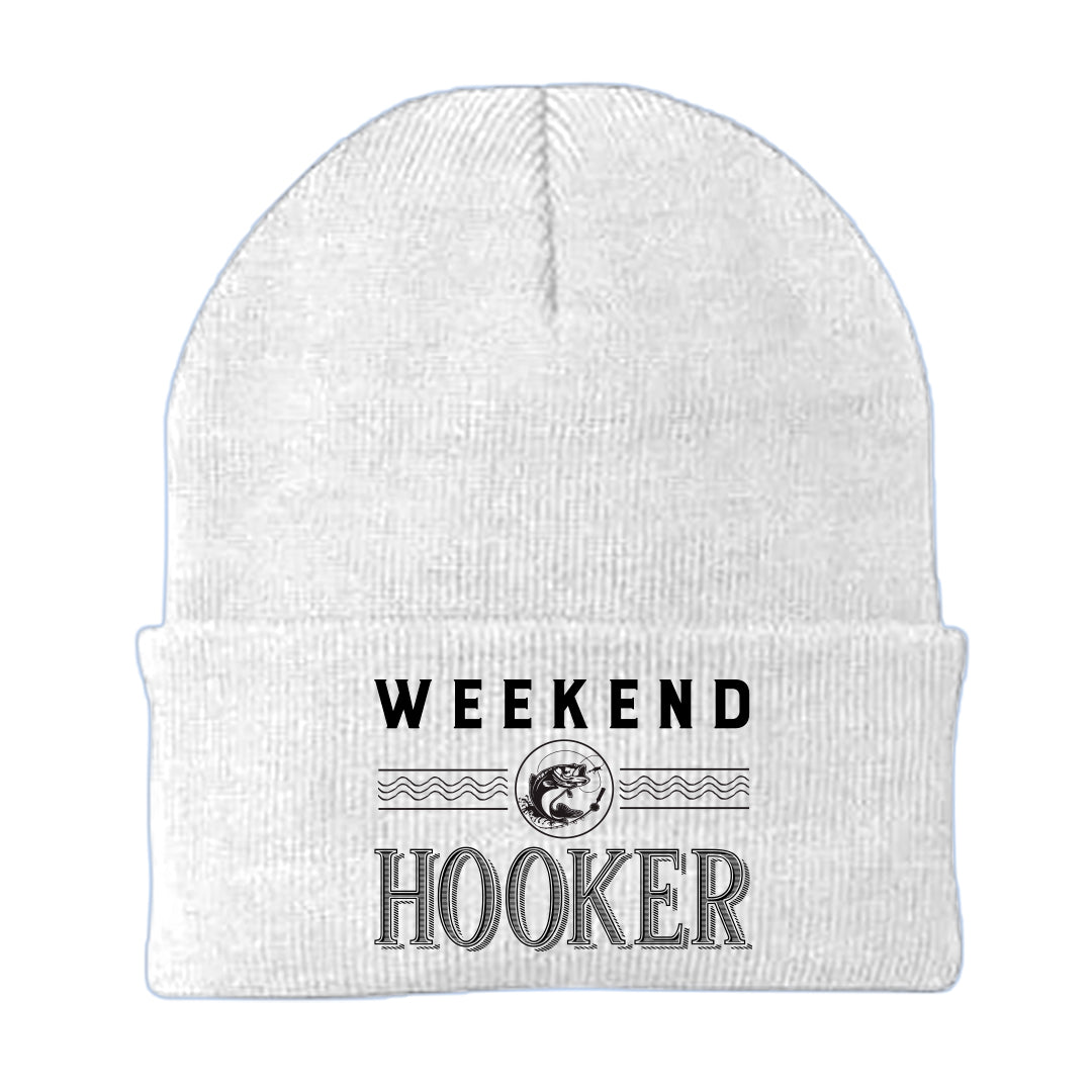 Weekend Hooker Embroidered Beanie