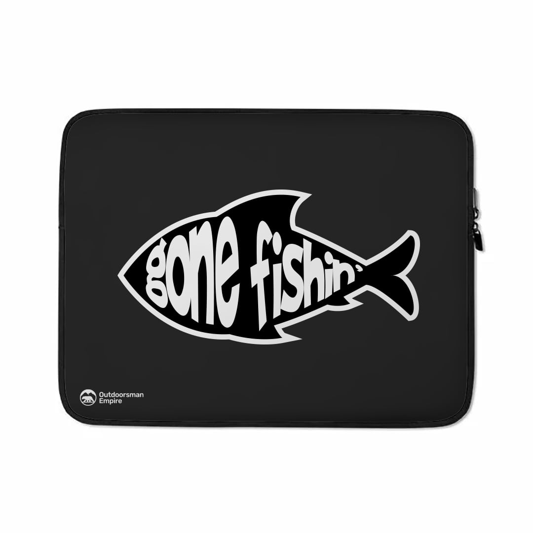 Gone Fishing v3 Laptop Sleeve