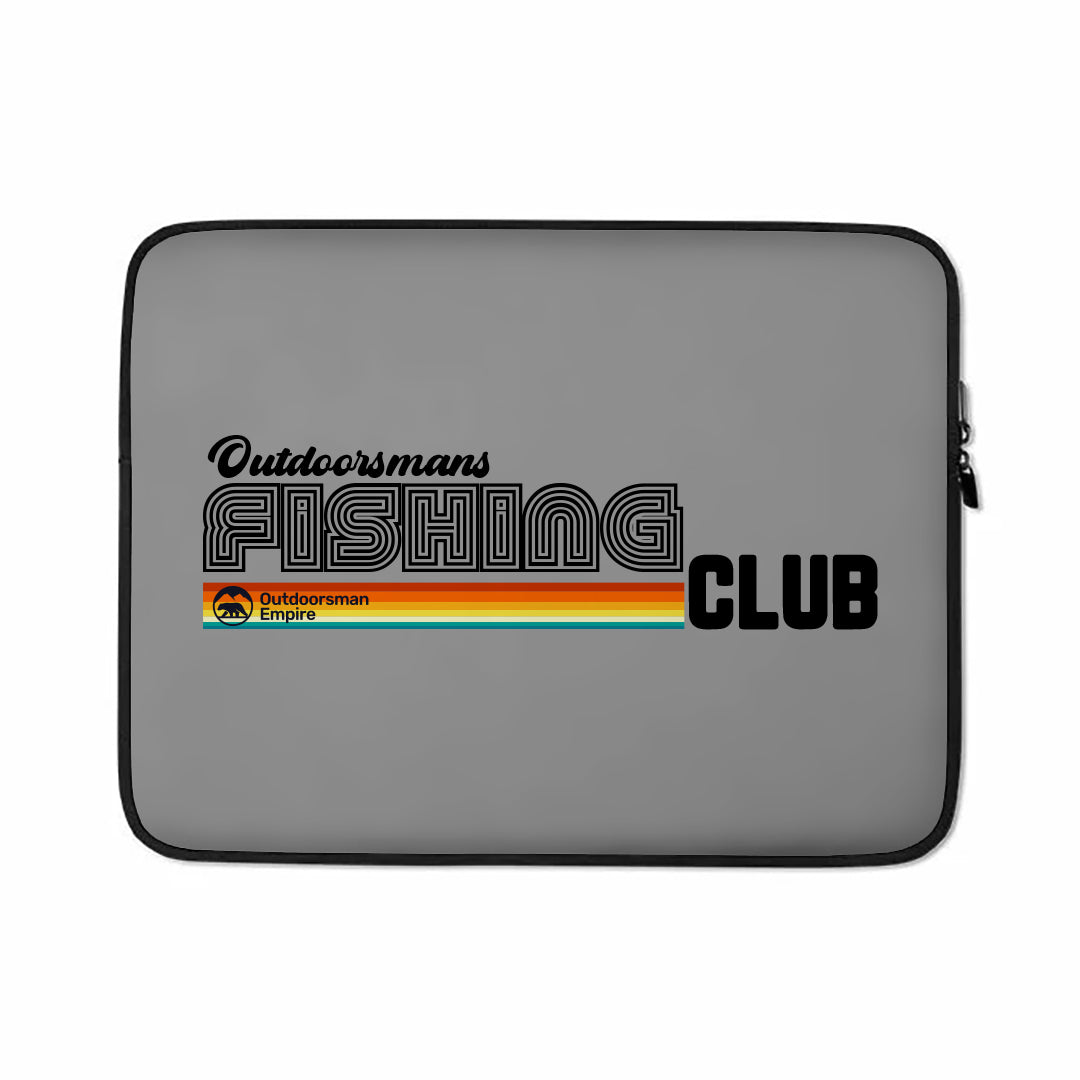 Outdoorsman Fishing Club Disco Laptop Sleeve