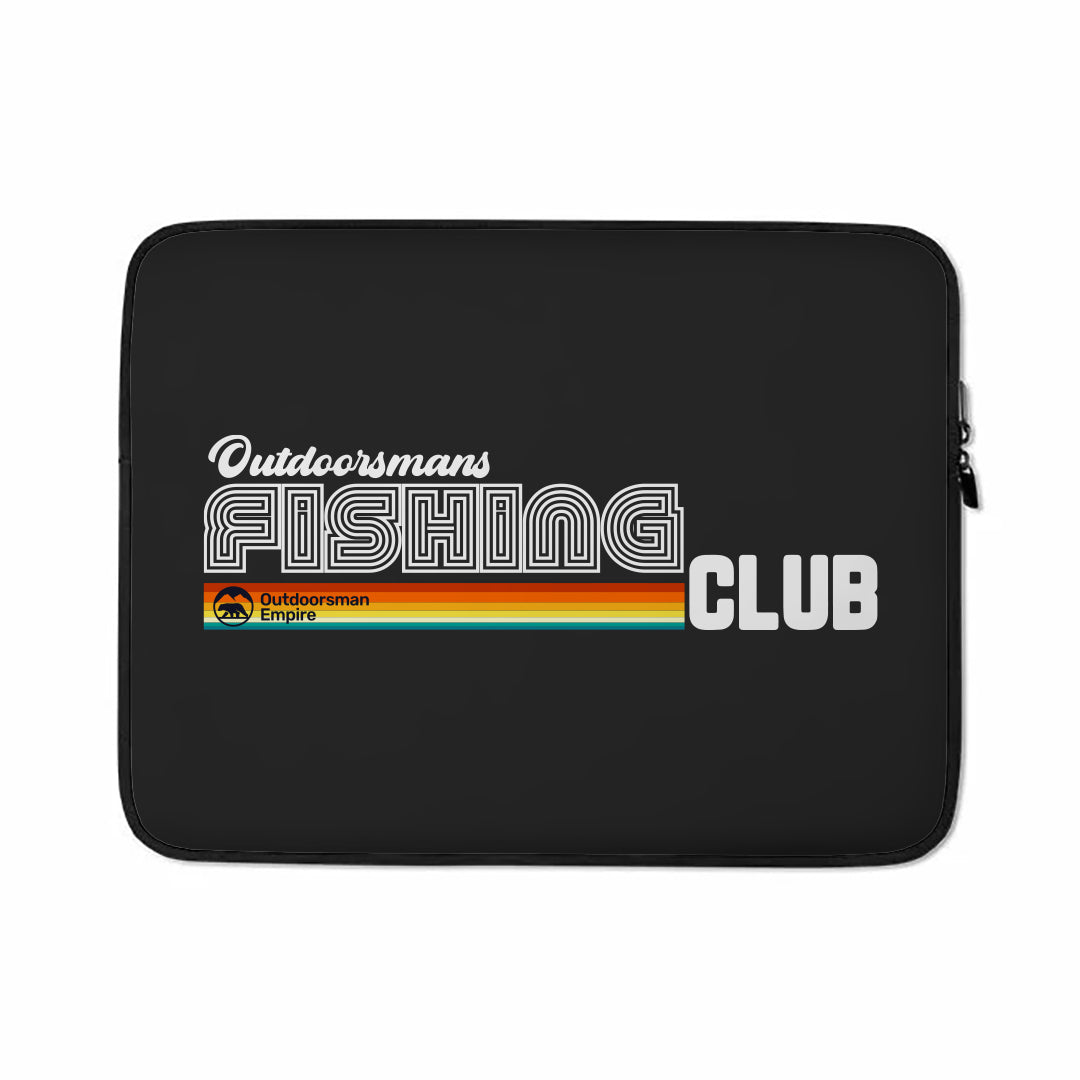 Outdoorsman Fishing Club Disco Laptop Sleeve