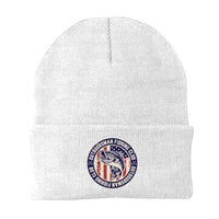 Thumbnail for Outdoorsman Fishing Club Patriotic Embroidered Beanie