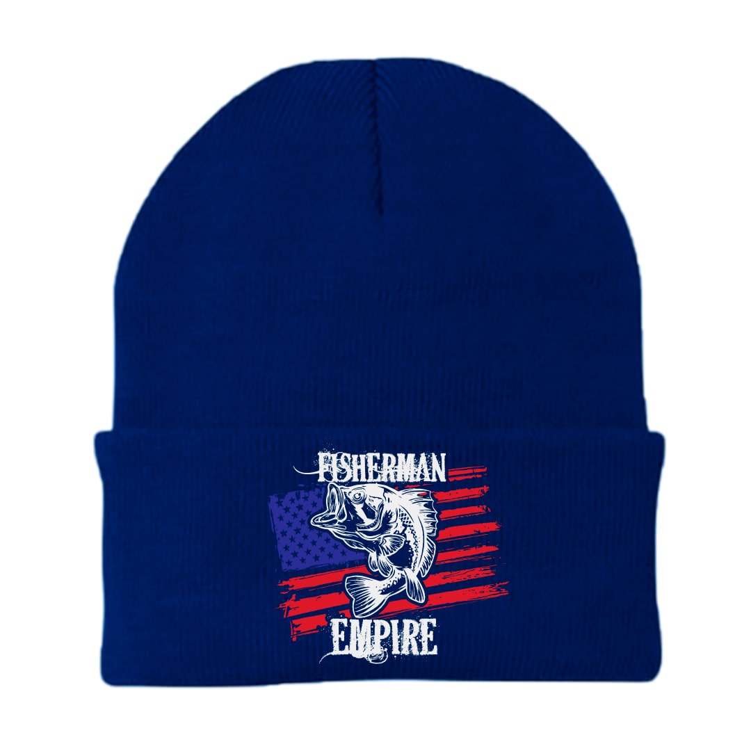 Fisherman American Empire Color Embroidered Beanie