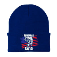 Thumbnail for Fisherman American Empire Color Embroidered Beanie