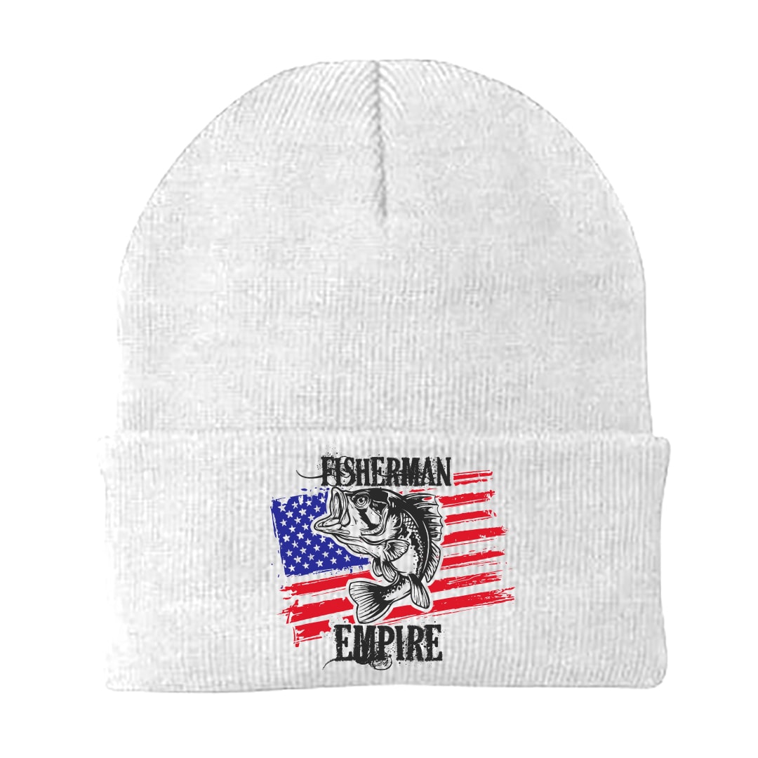 Fisherman American Empire Color Embroidered Beanie