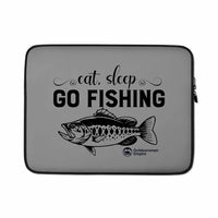 Thumbnail for Eat Sleep Go Fishing  Laptop Sleeve