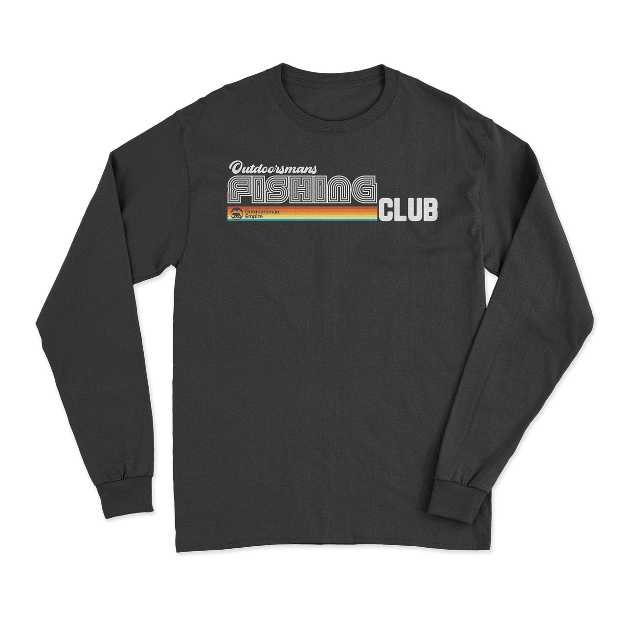 Outdoorsman Fishing Club Disco Men Long Sleeve Shirt