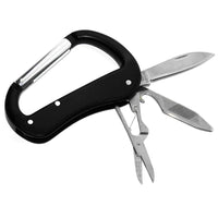 Thumbnail for Multifunctional Stainless Steel Carabiner Pocket Knife