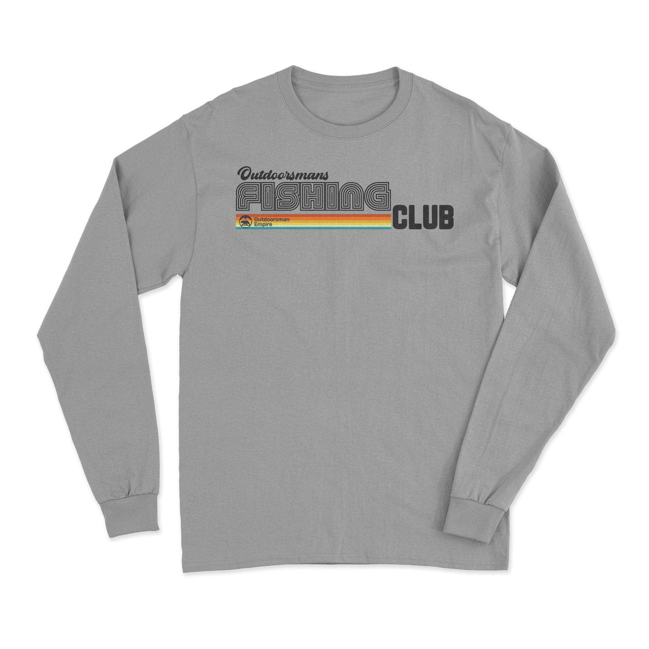 Outdoorsman Fishing Club Disco Men Long Sleeve Shirt