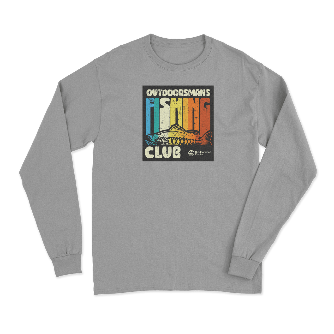 Outdoorsman Fishing Club Men Long Sleeve Shirt