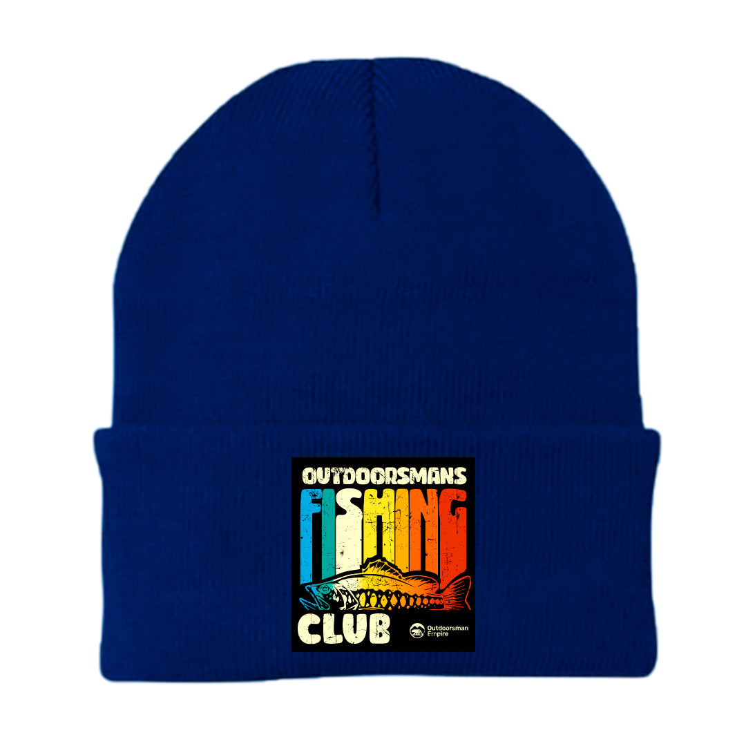 Outdoorsman Fishing Club Embroidered Beanie