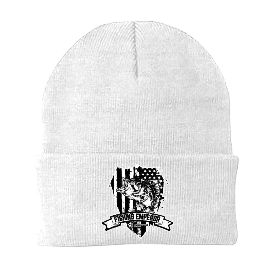 Fishing Emperor v3 Embroidered Beanie