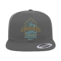 Thumbnail for Another Day In Paradise Embroidered Flat Bill Cap