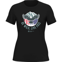 Thumbnail for Be Wild Be Free T-Shirt for Women