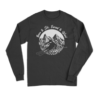 Thumbnail for Born To Ski Forced To Work Men Long Sleeve Shirt