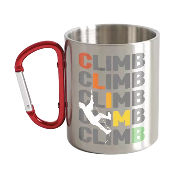 Climbbbbb Carabiner Mug 12oz