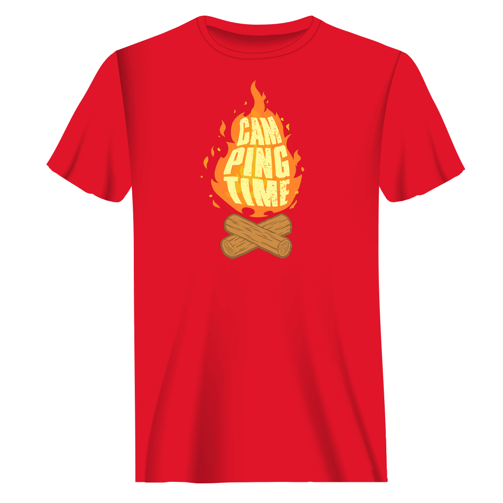 Camp Fire Man T-Shirt