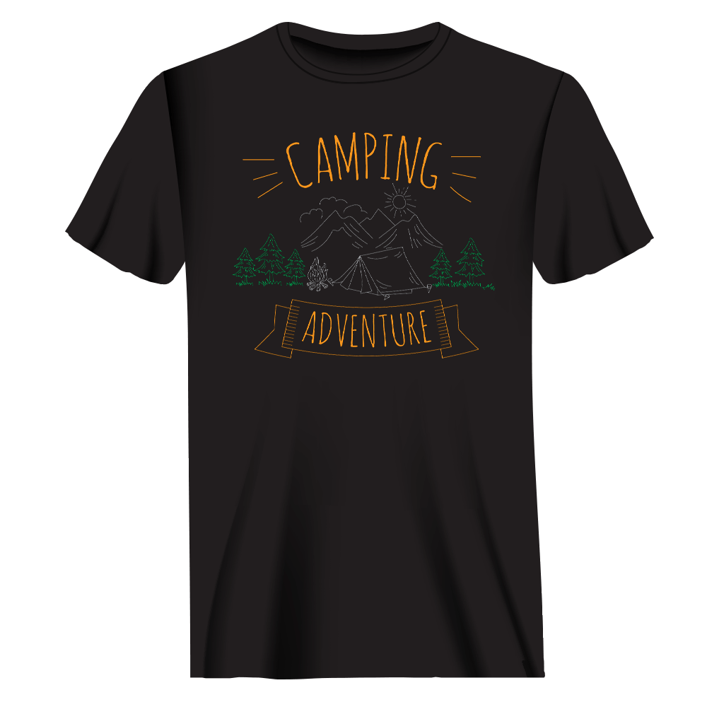 Camping Adventure Man T-Shirt