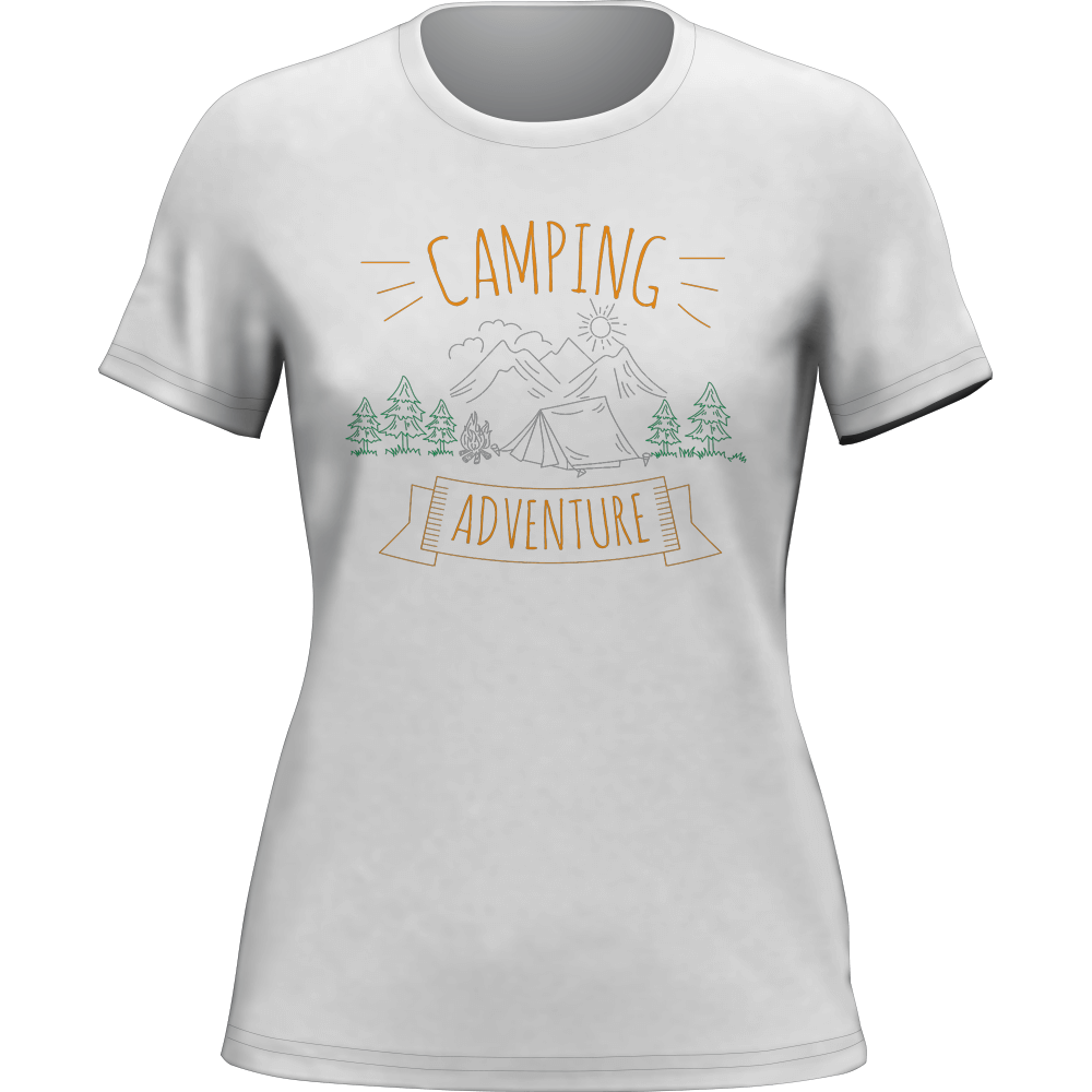 Camping Adventure T-Shirt for Women