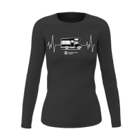 Thumbnail for Camping Cardiogram Women Long Sleeve Shirt