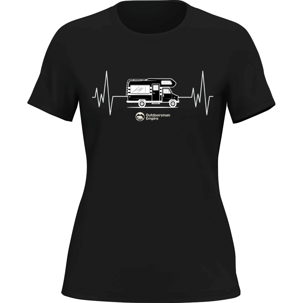 Camping Cardiogram T-Shirt for Women