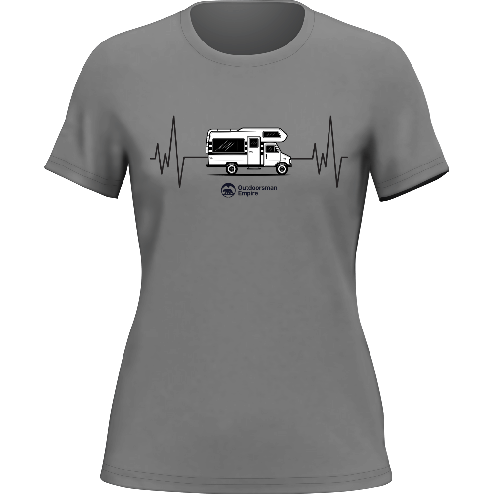 Camping Cardiogram T-Shirt for Women