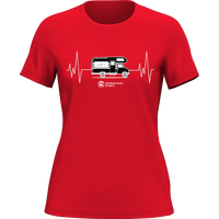 Thumbnail for Camping Cardiogram T-Shirt for Women