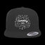 Camping Elements Embroidered Flat Bill Cap