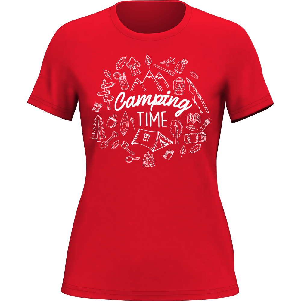 Camping Elements T-Shirt for Women