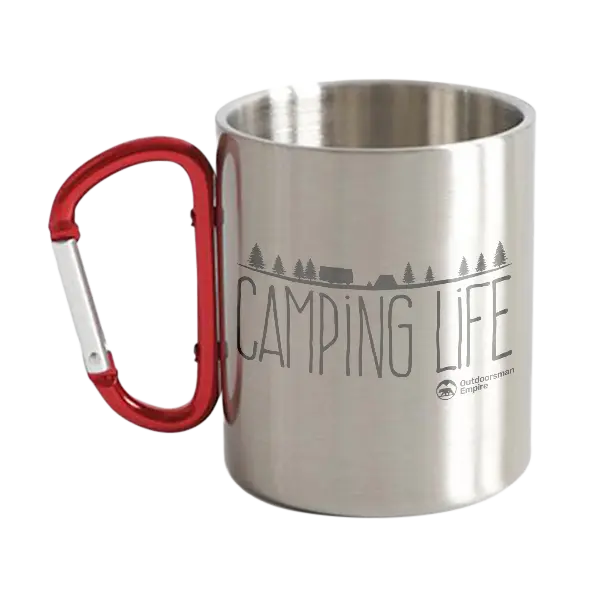 Camping Life Carabiner Mug 12oz