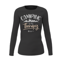 Thumbnail for Camping Is My Therapy Women Long Sleeve Shirt