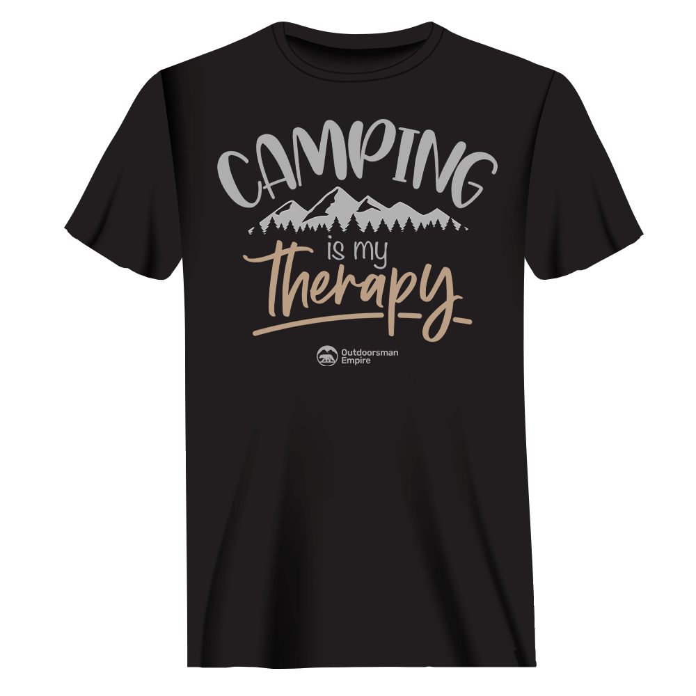 Camping Is My Therapy Man T-Shirt