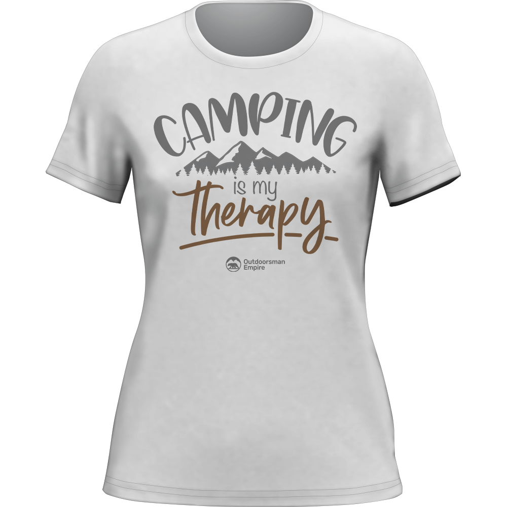 Camping Is My Therapy T-Shirt for Women