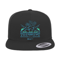 Thumbnail for Camping Lines Embroidered Flat Bill Cap