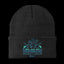 Camping Lines Embroidered Beanie