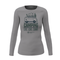 Thumbnail for Camping Live Love Camp Women Long Sleeve Shirt