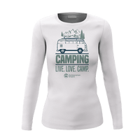 Thumbnail for Camping Live Love Camp Women Long Sleeve Shirt