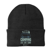Thumbnail for Camping Live Love Camp Embroidered Beanie