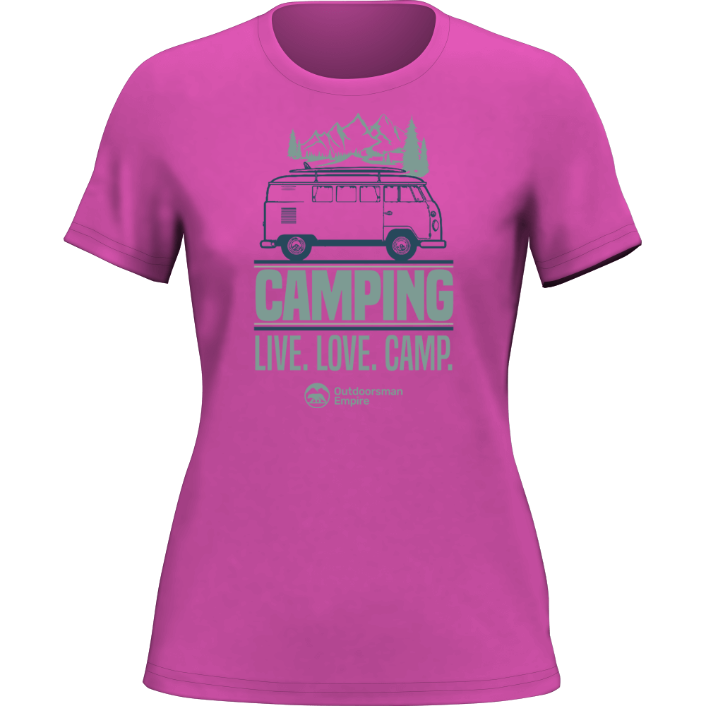 Camping Live Love Camp T-Shirt for Women
