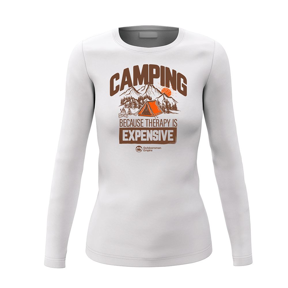 Camping No Expensive Women Long Sleeve Shirt