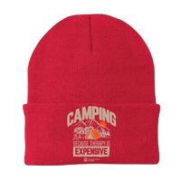 Thumbnail for Camping No Expensive Embroidered Beanie