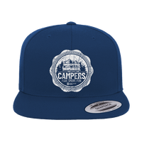 Thumbnail for Camping Seal Embroidered Flat Bill Cap