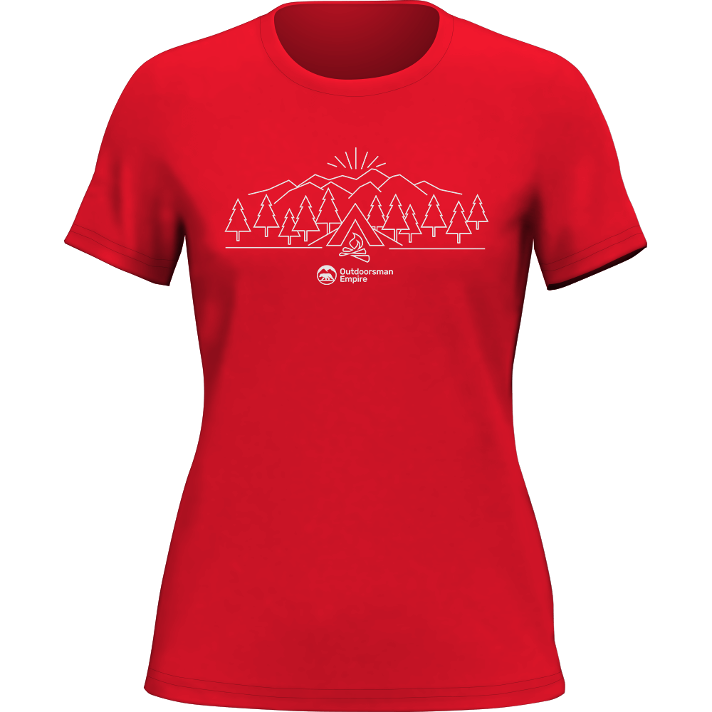 Camping Triangles T-Shirt for Women