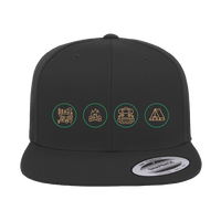 Thumbnail for Camp Life Embroidered Flat Bill Cap