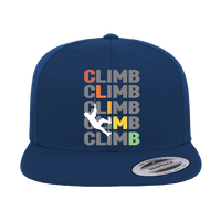Thumbnail for Climbbbbb Printed Flat Bill Cap