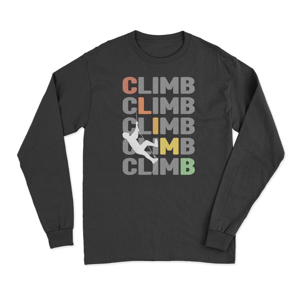 Climbbbbb Men Long Sleeve Shirt