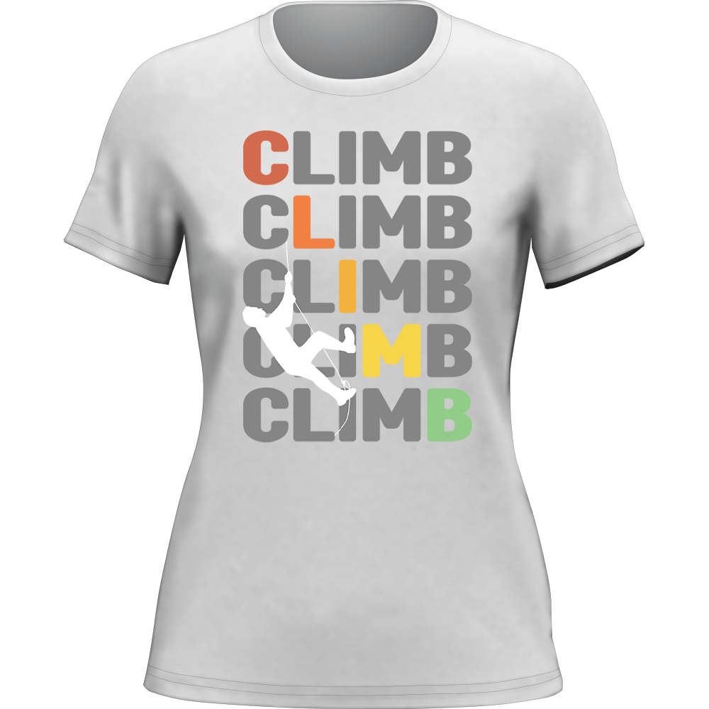 Climbbbbb T-Shirt for Women