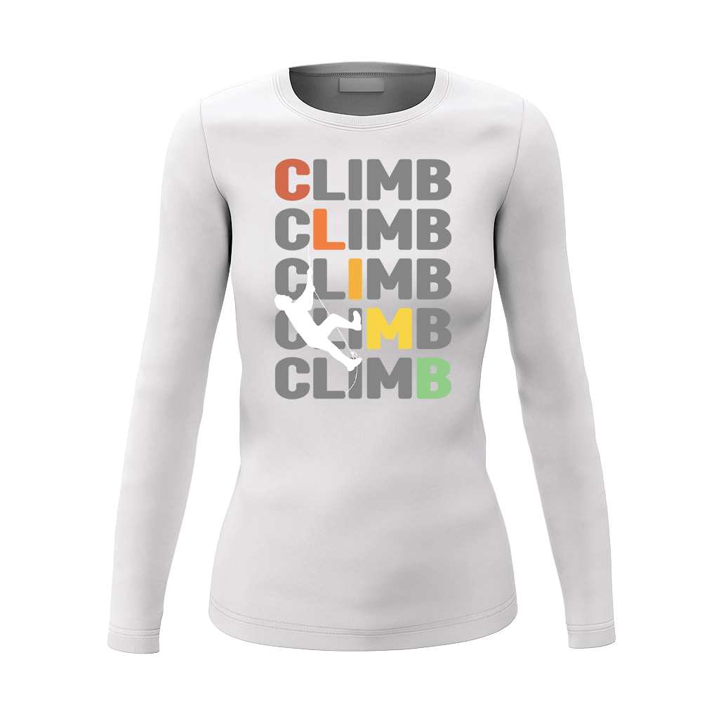 Climbbbbb Women Long Sleeve Shirt